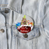 それは私の誕生日です! シマリスボタン 缶バッジ (インサイチュ)