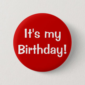 それは私の誕生日です! 缶バッジ