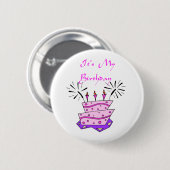 それは私の誕生日です 缶バッジ (正面&裏面)