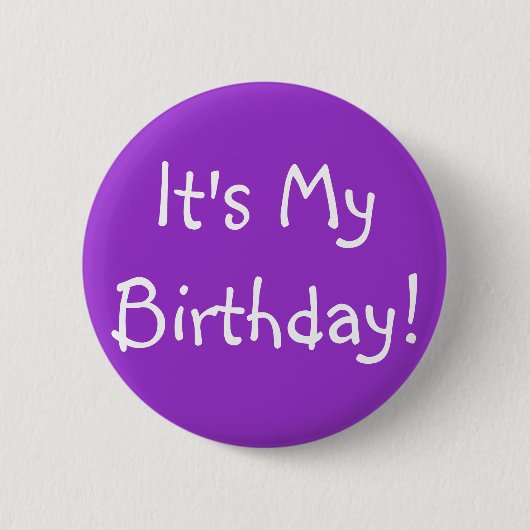 それは私の誕生日です! 缶バッジ (正面)