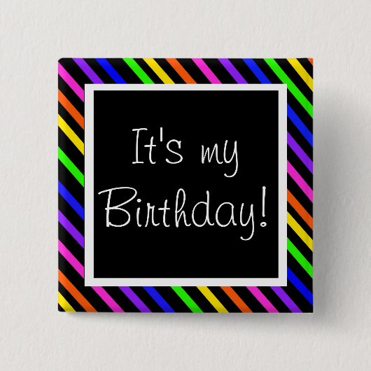 それは私の誕生日です! 缶バッジ (正面)