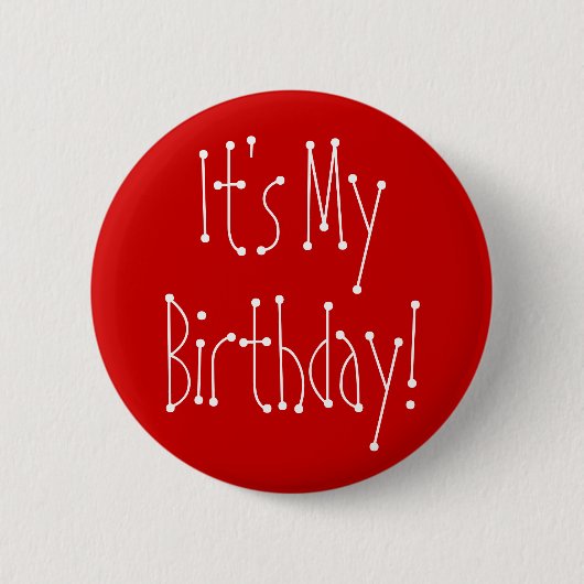 それは私の誕生日です! 缶バッジ (正面)