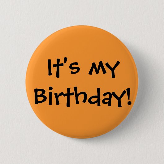それは私の誕生日です! 缶バッジ (正面)