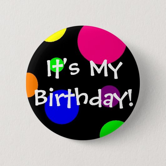 それは私の誕生日です! 缶バッジ (正面)