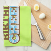 それは私の誕生日の応援です! ビール! キッチンタオル (四つ折り)