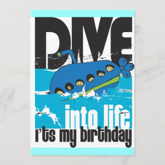 それは私の誕生日の潜水艦の招待状です 招待状