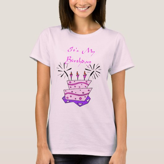 それは私の誕生日のTシャツです Tシャツ (正面)