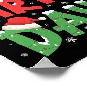 それは私の誕生日クリスマスおもしろいの日クリスマスキッズボー ポスター (角)