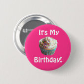 それは私の誕生日ボタンです 缶バッジ (正面&裏面)