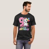 それは私の誕生日第9の誕生日女の子の女の子9年2013 Un Tシャツ (正面フル)