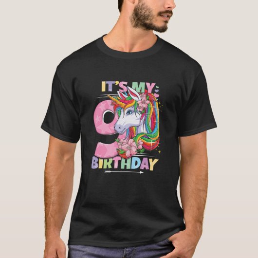 それは私の誕生日9番目の誕生日女の子9年2013国連 Tシャツ (正面)