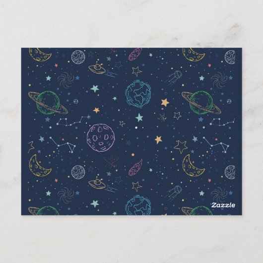 それは私の誕生日Yesまる月の招待状 ポストカード (裏面)