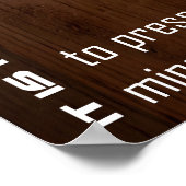 「それは私の選択だ」モチベーション確認 ポスター (角)