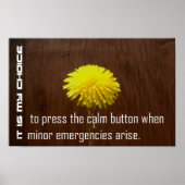 「それは私の選択だ」モチベーション確認 ポスター (正面)