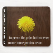 「それは私の選択だ」モチベーション確認 マウスパッド (正面)