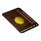 「それは私の選択である」モチベーション肯定柔軟 マグネット (右側)