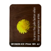 「それは私の選択である」モチベーション肯定柔軟 マグネット (縦)