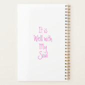 それは私の魂クリスチャンのインスピレーション計画によくある プランナー手帳 (裏面)