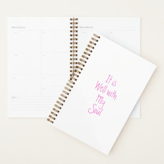 それは私の魂クリスチャンのインスピレーション計画によくある プランナー手帳 (ディスプレー)