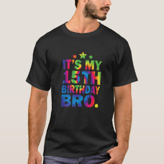それは私の5誕生日15H誕生日絞り染め少年だ Tシャツ