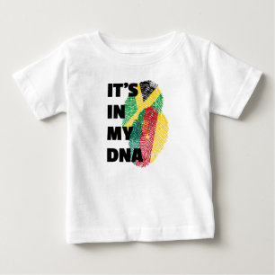 それは私のDNAにある – ジャマイカとカメルーンの指紋 ベビーTシャツ