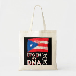 それは私のDNAにある – プエルトリコ国旗プエルトリカバー トートバッグ