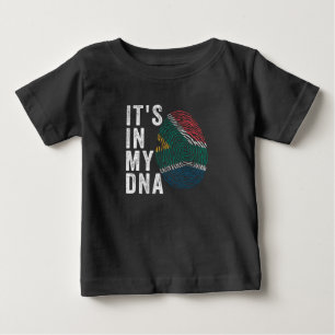 それは私のDNAにある – 南アフリカ国旗 ベビーTシャツ