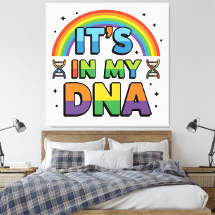 それは私のDNAに入っている キャンバスプリント