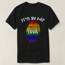 それは私のDNAのおもしろいな指紋LGBTの虹の色です