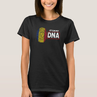 それは私のDNAの国旗ルーマニアの愛国心ロム Tシャツ