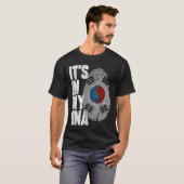 それは私のDNAの韓国のシャツギフトの中にあ誇りを持ったる Tシャツ (正面フル)