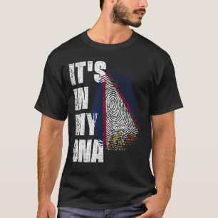 それは私のDNAアメリカのサモア国旗の中にある Tシャツ