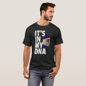 それは私のDnaアメリカのサモア・サモア国旗の中にある Tシャツ (正面フル)