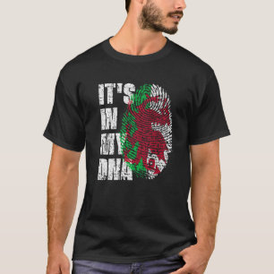 それは私のDNAウェールズ州旗ウェールズにある Tシャツ