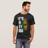 それは私のDNAガーナ国旗にある Tシャツ (正面フル)