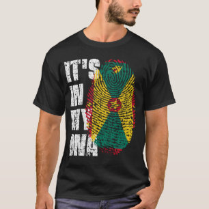 それは私のDNAグレナダ国旗の男の子の女の子のギフトにある Tシャツ