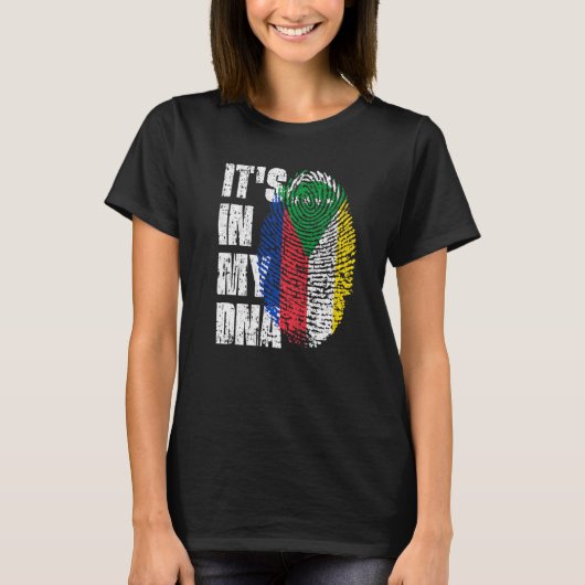 それは私のDnaコモロ国旗コモリアンにある Tシャツ (正面)