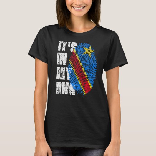 それは私のDnaコンゴ民主共和国である Tシャツ (正面)