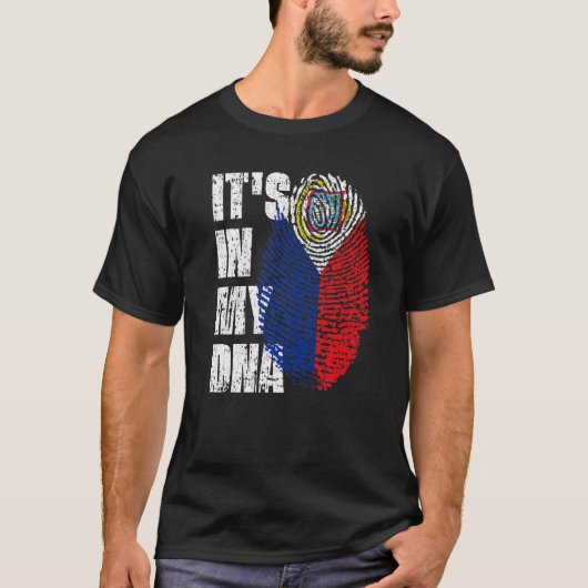それは私のDnaシント・マーテン国旗の中にある Tシャツ (正面)