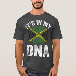 それは私のDNAジャマイカギフト誇りを持ったジャマイカ国旗に私 Tシャツ