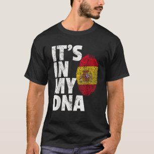 それは私のDNAスペインでフラグ男スペインの性の女性の子供G Tシャツ