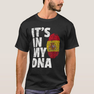 それは私のDNAスペインでフラグ男スペインの性の女性の子供G Tシャツ
