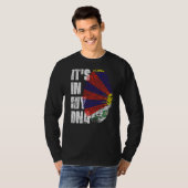 それは私のDnaチベット国旗チベットにある Tシャツ (正面フル)