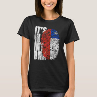 それは私のDNAチリのヒスパニックのギフトChilenoにあるカッコいい Tシャツ
