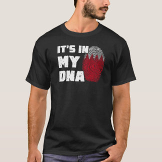 それは私のDNAバーレーンのフラグ指紋男性の女性の中にある Tシャツ