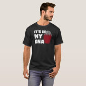 それは私のDNAバーレーンのフラグ指紋男性の女性の中にある Tシャツ (正面フル)