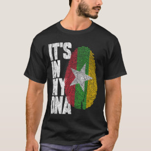 それは私のDNAビルマのシャツのギフト誇りを持ったミャンマーFlにある Tシャツ