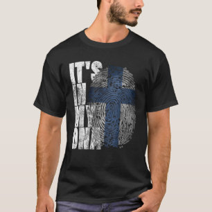 それは私のDNAフィンランドSuomiフィンランド国旗のギフトFiにある Tシャツ