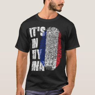 それは私のDNAフランス国旗の男の子の女の子ギフトにある Tシャツ
