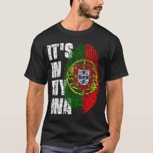 それは私のDNAポルトガル国旗の男の子の女の子ギフトにある Tシャツ